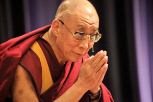Dalai lama's second day with IM. Stockholm, Sweden, 15 April 201