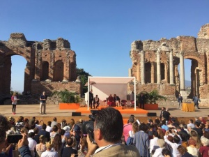Dalai Lama a Taormina