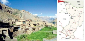 Mappa distretto di Gorkha